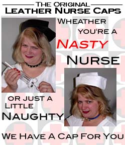 The Original Leather Nurse's Cap Only From Allison's Secret Closet